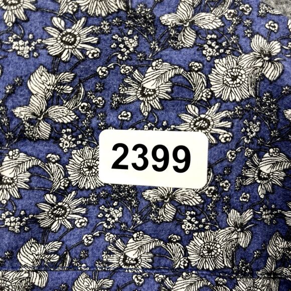 Alexander Jordan Shirt Mens‎ XL Blue Floral Long Sleeves Casual Button Down - Picture 15 of 15